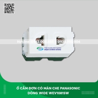 Ổ cắm đơn Panasonic dòng Wide WEV1081SW