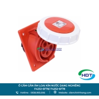 Ổ cắm gắn âm loại kín nước dạng nghiêng PCE F4232-6F78