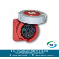  Ổ cắm gắn âm loại kín nước dạng nghiêng PCE F433-6/ F433-6FC