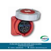 Ổ cắm gắn âm loại kín nước dạng nghiêng PCE F443-6