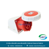 Ổ cắm gắn nổi loại kín nước PCE F1232-6