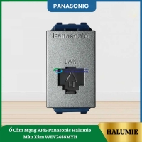 Ổ Cắm Mạng RJ45 Panasonic Halumie Màu Xám WEV2488MYH