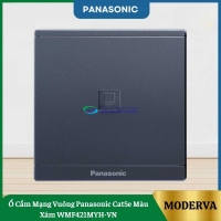 Ổ Cắm Mạng Vuông Panasonic Cat5e Màu Xám WMF421MYH-VN