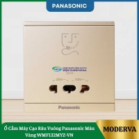 Ổ Cắm Máy Cạo Râu Vuông Panasonic Màu Vàng WMF132MYZ-VN