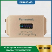 Ổ Cắm Sạc USB Panasonic Halumie Màu Vàng WEF108107MYZ-VN