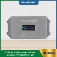 Ổ Cắm Sạc USB Panasonic Halumie Màu Xám WEF108107MYH-VN