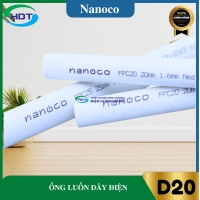 Ống luồn dây điện Nanoco dạng thẳng D20 FPC20L/ FPC20/ FPC20H
