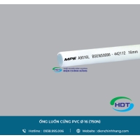 ỐNG LUỒN DÂY ĐIỆN PVC Ø 16 (750N) MPE A9016