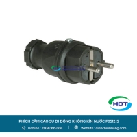 Phích cắm cao su di động không kín nước PCE F0512-S