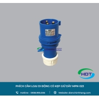 PHÍCH CẮM LOẠI DI ĐỘNG CÓ KẸP GIỮ DÂY MPE MPN-023