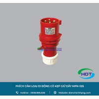PHÍCH CẮM LOẠI DI ĐỘNG CÓ KẸP GIỮ DÂY MPE MPN-025