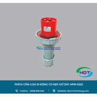 PHÍCH CẮM LOẠI DI ĐỘNG CÓ KẸP GIỮ DÂY MPE MPN-0252