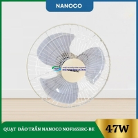 Quạt Đảo Trần Có Remote Nanoco NOF1651RC-BE