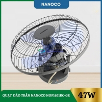 Quạt Đảo Trần Có Remote Nanoco NOF1651RC-GR