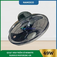 Quạt Đảo Trần Có Remote Nanoco NOF1852RC-GR
