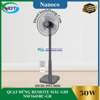 QUẠT ĐỨNG REMOTE MÀU GHI NSF1641RC-GR