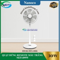 QUẠT ĐỨNG REMOTE MÀU TRẮNG NEF1499W