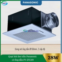 Quạt Hút Âm Trần Panasonic Có Ống Dẫn FV-27CH9