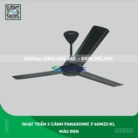 Quạt trần Panasonic 3 cánh F60MZ2-KL màu đen