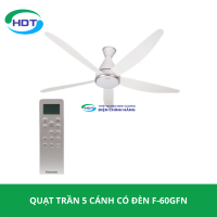 QUẠT TRẦN 5 CÁNH CÓ ĐÈN F-60GFN