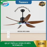 QUẠT TRẦN 6 CÁNH CÓ ĐÈN NCF5462-PL