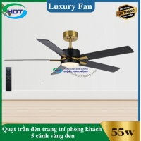 Quạt Trần Đèn Trang Trí Phòng Khách 5 cánh Luxaire X5