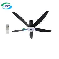 Quạt trần Panasonic 5 cánh có điều khiển F60XDN màu đen