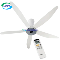 Quạt trần Panasonic 5 cánh có điều khiển F60XDN-W màu trắng