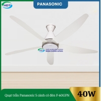 Quạt trần Panasonic 5 cánh F-60GFN có đèn
