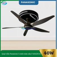Quạt trần Panasonic 5 cánh màu nâu F-60GDS-B 