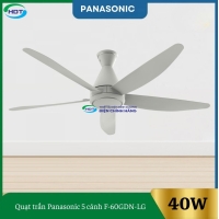Quạt trần Panasonic 5 cánh F-60GDN-LG màu xám