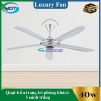 Quạt Trần Trang Trí Phòng Khách 5 cánh Luxaire Eco