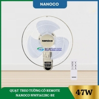 Quạt Treo Tường Có Remote Nanoco NWF1612RC-BE
