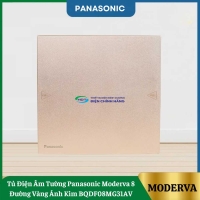 Tủ Điện Âm Tường Panasonic Moderva 8 Đường Vàng Ánh Kim BQDF08MG31AV