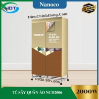 TỦ SẤY QUẦN ÁO NANOCO NCD2006