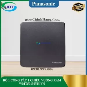 BỘ 1 CÔNG TẮC 1 CHIỀU VUÔNG XÁM WMT501MYH-VN