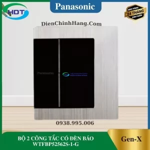 BỘ 2 CÔNG TẮC CÓ ĐÈN BÁO WTFBP52562S-1-G