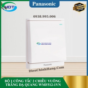 BỘ CÔNG TẮC 2 CHIỀU VUÔNG TRẮNG DẠ QUANG WMF512-1VN