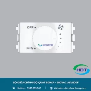 BỘ ĐIỀU CHỈNH ĐỘ QUẠT 800VA – 200VAC A6V800F