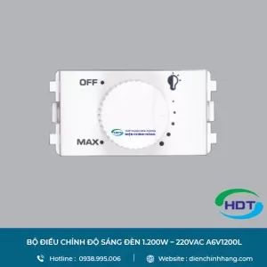 BỘ ĐIỀU CHỈNH ĐỘ SÁNG ĐÈN 1.200W – 220VAC A6V1200L