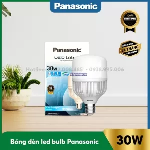 Bóng đèn led bulb trụ 30w Panasonic Lotus LDTHV30DG2T ánh sáng trắng