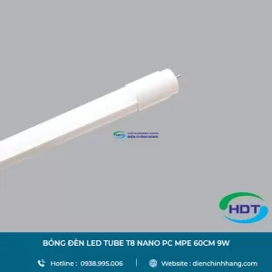 BÓNG ĐÈN LED TUBE MPE T8 NANO PC60CM 9W