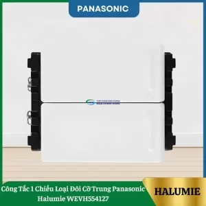 Công Tắc 1 Chiều Loại Đôi Cỡ Trung Panasonic Halumie WEVH554127