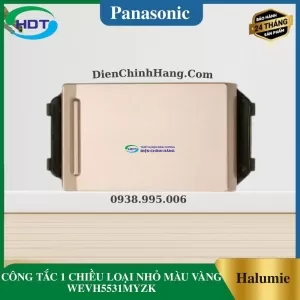 CÔNG TẮC 1 CHIỀU LOẠI NHỎ MÀU VÀNG WEVH5531MYZK