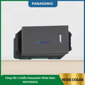 Công Tắc 1 Chiều Panasonic Wide Xám WEV5001H