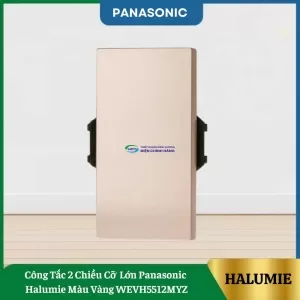 Công Tắc 2 Chiều Cỡ Lớn Panasonic Halumie Màu Vàng WEVH5512MYZ