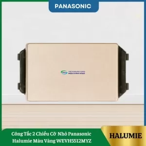 Công Tắc 2 Chiều Cỡ Nhỏ Panasonic Halumie Màu Vàng WEVH5512MYZ