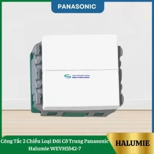 Công Tắc 2 Chiều Loại Đôi Cỡ Trung Panasonic Halumie WEVH5542-7