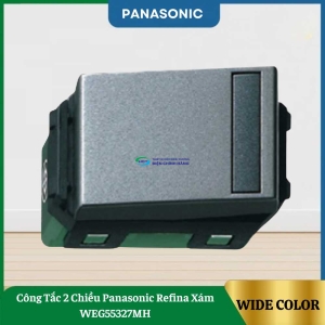 Công Tắc 2 Chiều Panasonic Refina Xám WEG55327MH