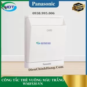 CÔNG TẮC THẺ VUÔNG MÀU TRẮNG WMF535-VN